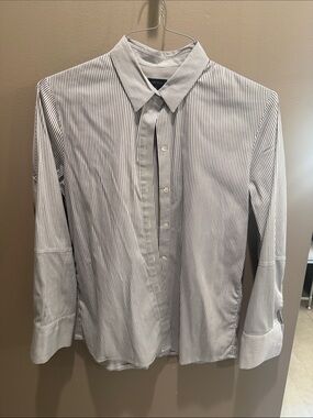 Theory women’s blouse with Lycra and stripes